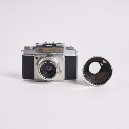 An Ambi Silette 35mm Camera With Two Lenses