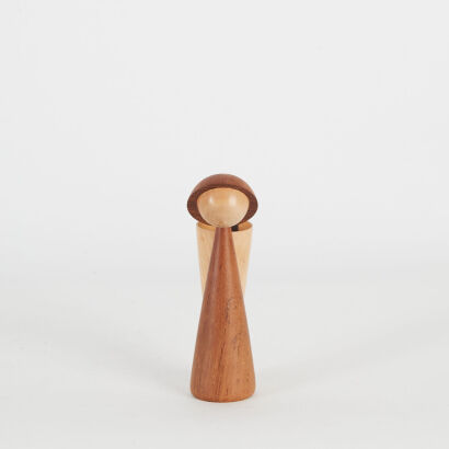 A Paul Anker Hansen Teak Match Holder for Rath Vejle