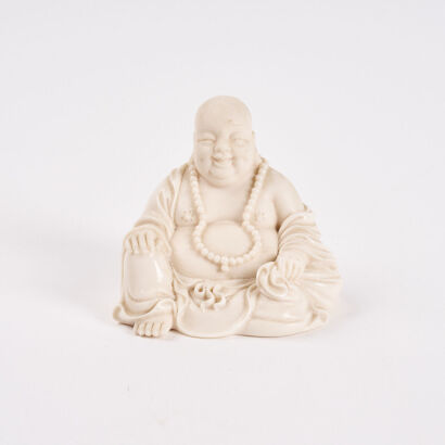 A Chinese White Porcelain Figure of Buddha