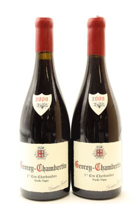 (2) 2009 Domaine Fourrier Les Cherbaudes Vieilles Vignes, Gevrey-Chambertin Premier Cru