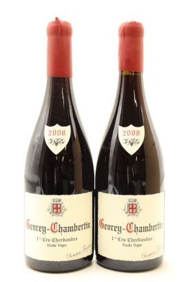 (2) 2008 Domaine Fourrier Les Cherbaudes Vieilles Vignes, Gevrey-Chambertin Premier Cru [JR17]