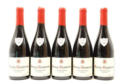 (5) 2010 Domaine Fourrier Les Cherbaudes Vieilles Vignes, Gevrey-Chambertin Premier Cru [JR17.5]