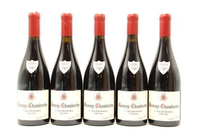 (5) 2009 Domaine Fourrier Les Cherbaudes Vieilles Vignes, Gevrey-Chambertin Premier Cru