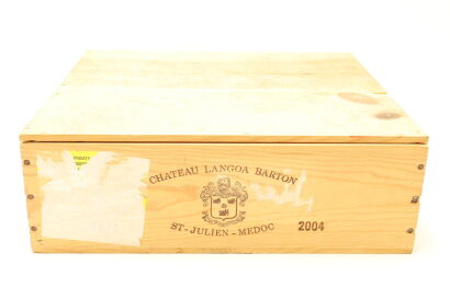 (3) 2004 Chateau Langoa-Barton, Saint-Julien, 1500ml [JR16]