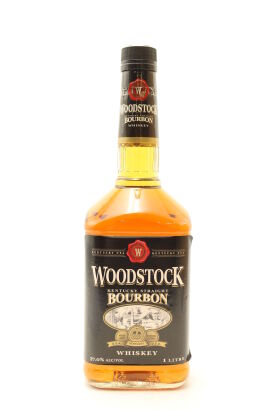 (1) Woodstock Kentucky Straight Bourbon Whiskey, 37% ABV, 1000ml