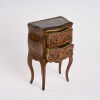 A Salesmen's Sample Miniature Louis IV Inlaid Chest - 2