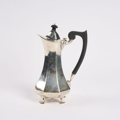 A Sterling Silver Edward Viner Coffee Pot Sheffield 1940