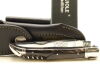 (1) Laguiole ‘Tradition’ Pocket Knife (12cm blade) with Corkscrew - Black Cow Horn with Leather Pouch - 2