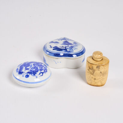 A Trio Of Erotic Chinese Ceramics