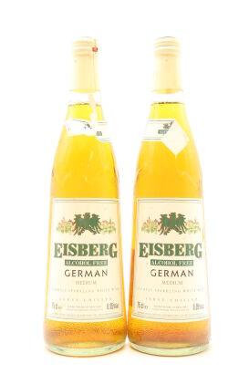 (2) Eisberg 'Medium' Alcohol-Free Lightly Sparkling White Wine, Germany, 0.05% ABV