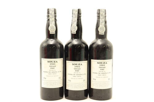 (3) 1985 Souza Vintage Port, Portugal