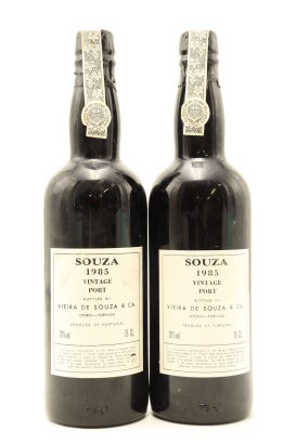 (2) 1985 Souza Vintage Port, Portugal