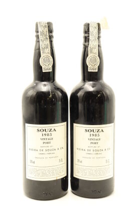 (2) 1985 Souza Vintage Port, Portugal