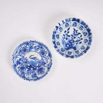 A Pair Of Chinese Blue And White Kangxi Period Bowls