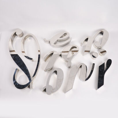 A Collection of Signage Letters