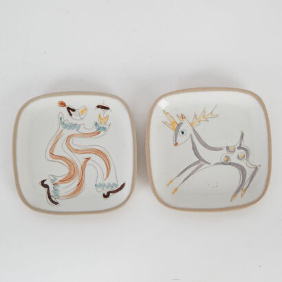 A Pair of Glidden Pottery Plates