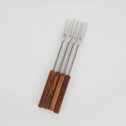 A Set of Four French Fondue Forks