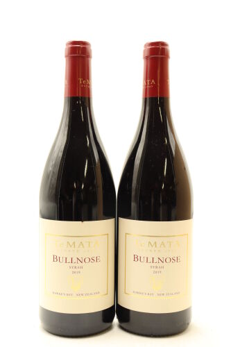 (2) 2019 Te Mata Estate Bullnose Syrah, Hawke's Bay