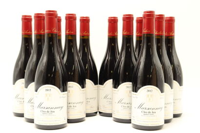 (12) 2012 Domaine Charles Audoin Marsannay Clos de Jeu, Cote de Nuits