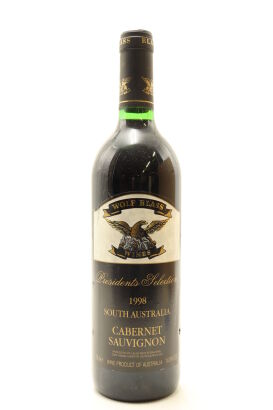 (1) 1998 Wolf Blass Presidents Selection Cabernet Sauvignon, South Australia