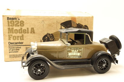 (1) Jim Beam 100 Months Old 1928 Model A Ford Decanter, 80 Proof, 750ml