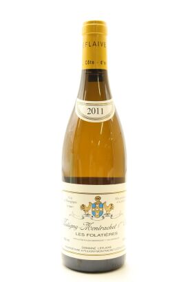 (1) 2011 Domaine Leflaive Les Folatieres, Puligny-Montrachet Premier Cru [JR17] [WS93]