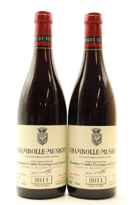 (2) 2011 Domaine Comte Georges de Vogue Chambolle-Musigny, Cote de Nuits [JR16.5]