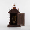 An Antique Wooden Mantle Clock - 2