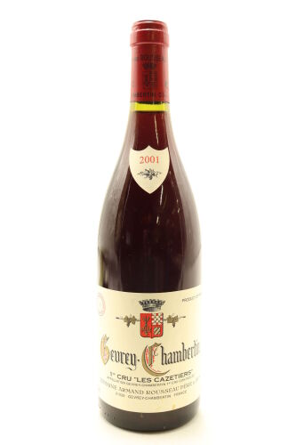 (1) 2001 Domaine Armand Rousseau Pere et Fils Les Cazetiers, Gevrey-Chambertin Premier Cru [JR17]