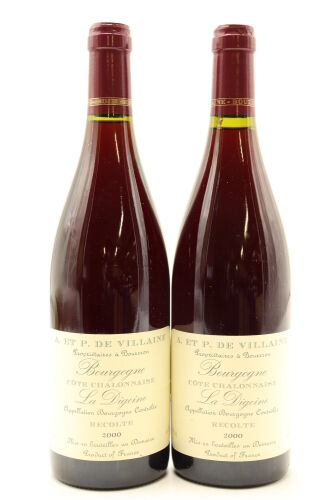 (2) 2000 Domaine A. & P. de Villaine Bourgogne Cote Chalonnaise La Digoine, Burgundy