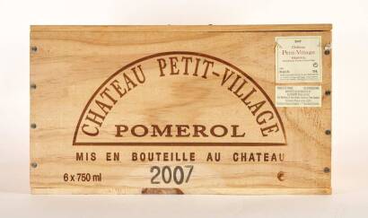 (6) 2007 Chateau Petit Village