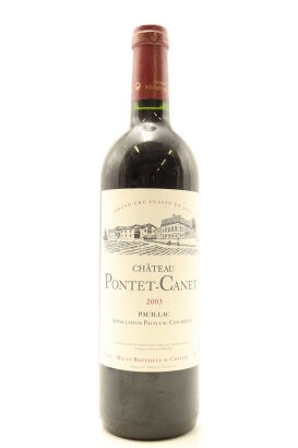 (1) 2003 Chateau Pontet-Canet, Pauillac [JR16] [RP95] [WS94]