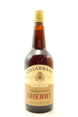 (1) Cellarmans Medium Sweet Oloroso Sherry, New Zealand