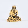 An 18th Century Ivory Netsuke Of An Old Sennin Seated On A Mountain Rock - 2