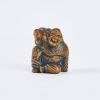 An Edo Period Boxwood Netsuke Of A Man And Young Boy, c1840