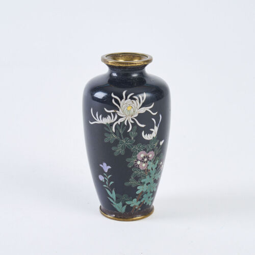 A Small Meiji Period Cloisonne Vase, c1910