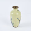 A Meiji Period Baluster Cloisonne Vase With Iris and Leaf Motifs, c1900 - 2