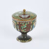 A Very Fine Meiji or Taisho Period Standard Cloisonne Covered Censer By Inaba Nanaho, c1920 - 2