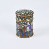 A Rare Late Meiji Period Lidded Cloisonne Caddy Jar, c1910 - 3