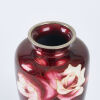 A Large Taisho Period Ando Ox Blood Cloisonne Vase, c1920 - 2