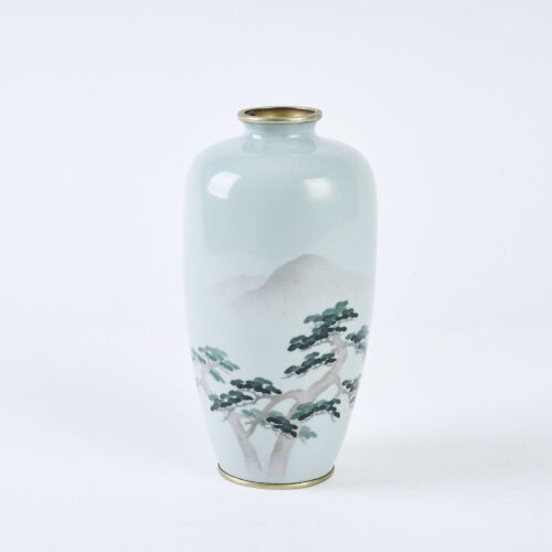 A Late Meiji Period Musen Cloisonne Baluster Vase, c1910