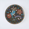 A Meiji Period Circular Standard Cloisonne Plate, c1880