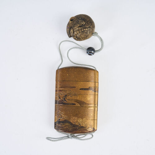 A Large Meiji Four Case Inro Ensemble