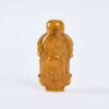 A Tall Amber Snuff Bottle Qing Period, c1890 - 2