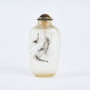 A 19th Century Snuff Bottle Painted Shrimps - 2