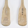 A Pair Of 19th Century Dutch Silver Fiddle And Thread Pattern Table Spoons, And A Pair Of Matching Table Forks - 3
