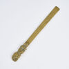 A Meiji Period Brass Page Turner With Tortoise - 2