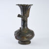 A Large Meiji Period Bronze Vase With Relief Eagle And Dragon, c1885