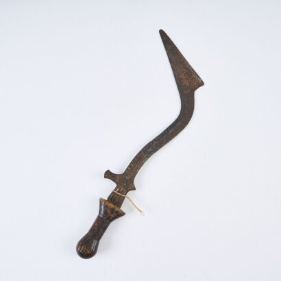 A 19th Century Democratic Republic of Congo Sickle Sword