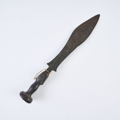 A Late 19th Century Democratic Republic of Congo Luba Short Sword